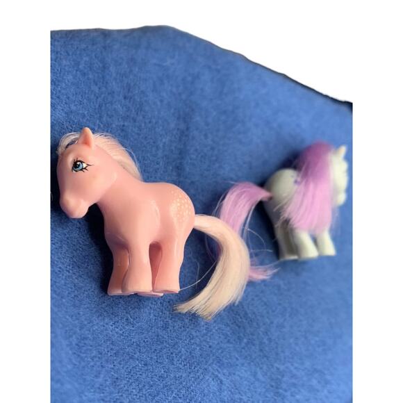 My Little Pony 1 Inch Minifigs Blue Belle Cotton Candy Minifigurines Hasbro - Picture 8 of 9